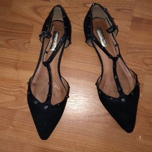 Halogen t strap ballet flats